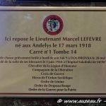 Plaque entrée cimetière